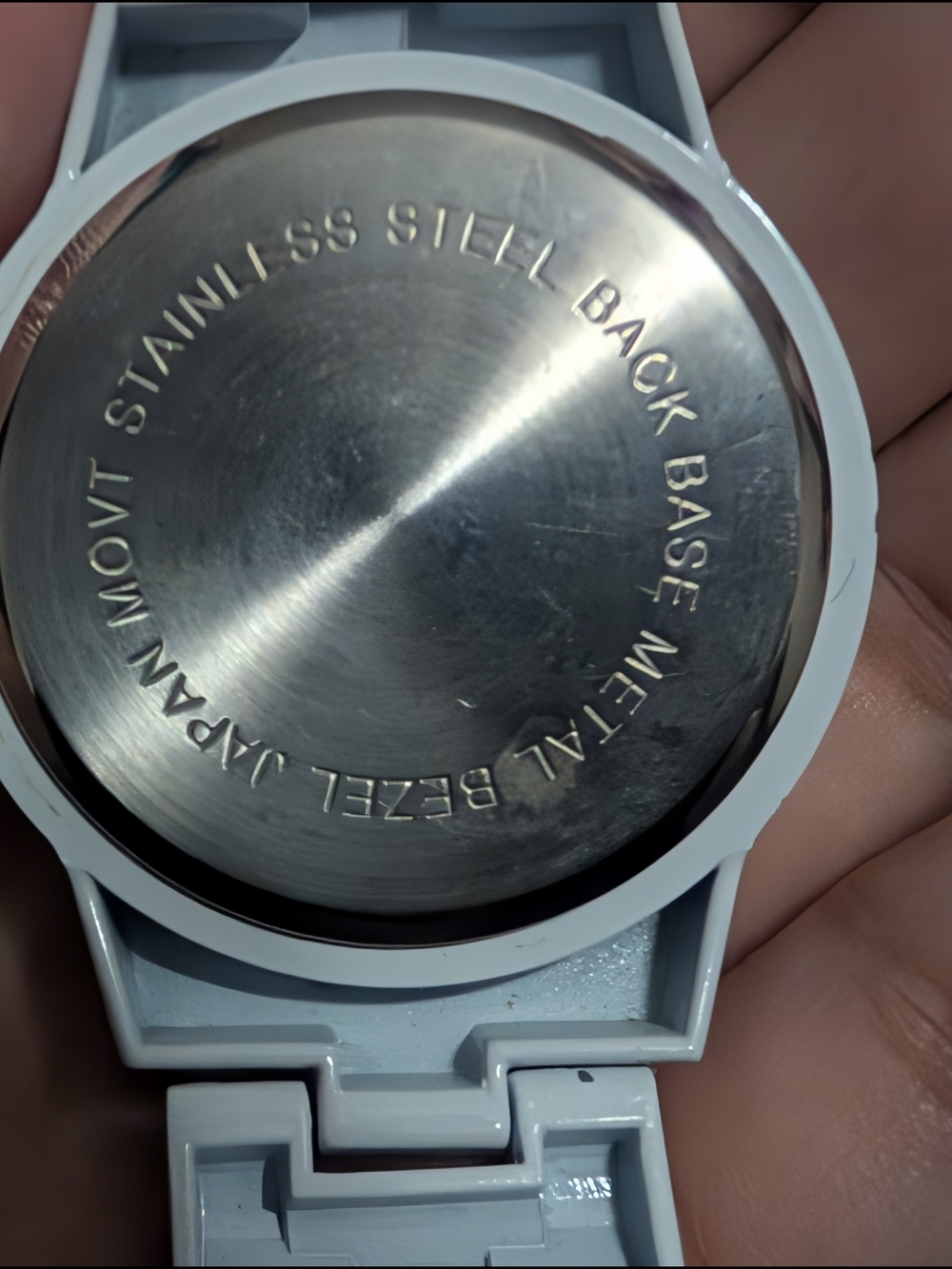 White Crystal Bezel Women's Fashion Watch - Picture 5 of 6